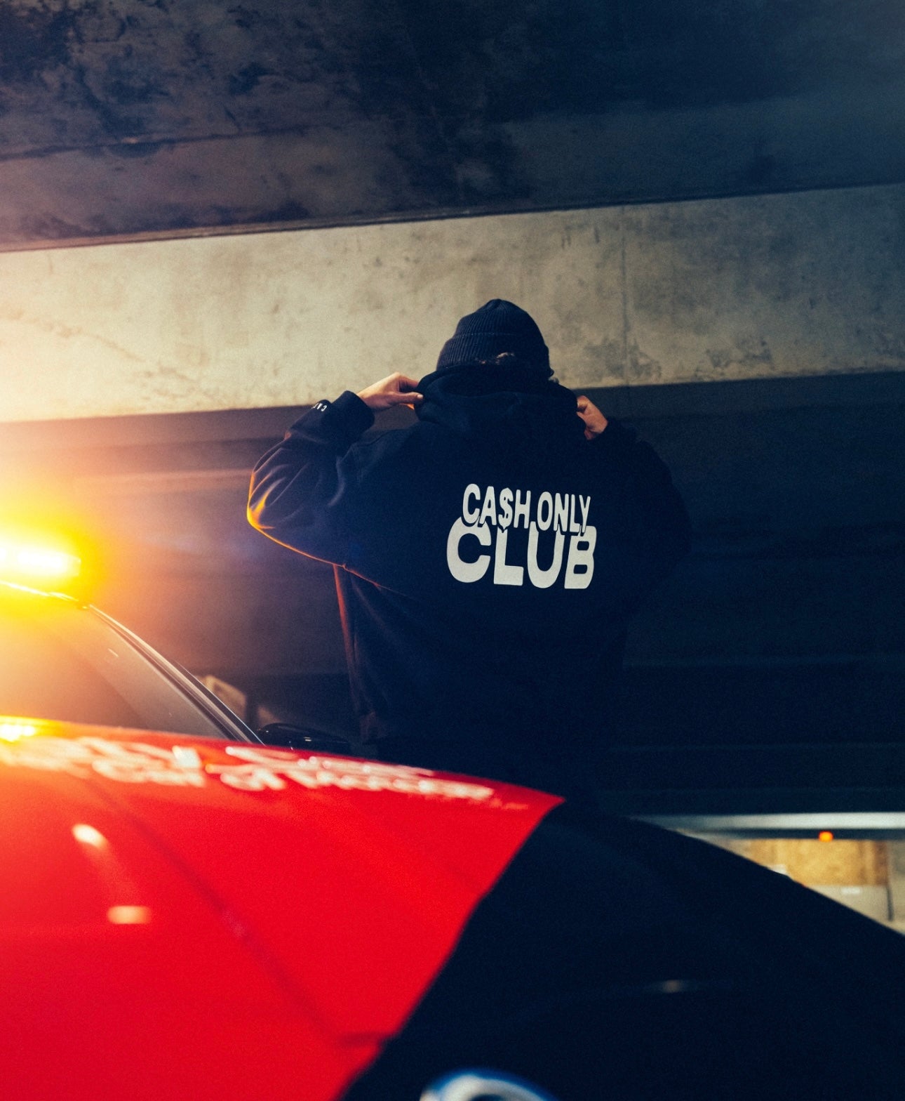 Cash only club hoodie