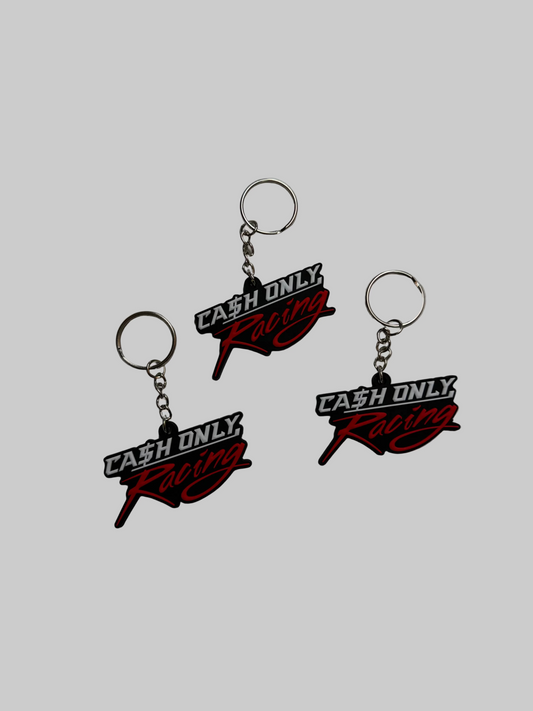 CA$H ONLY RACING KEY CHAIN