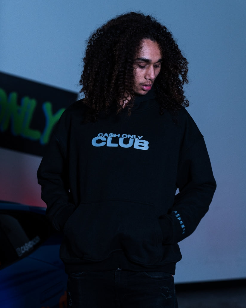 Cash only club hoodie