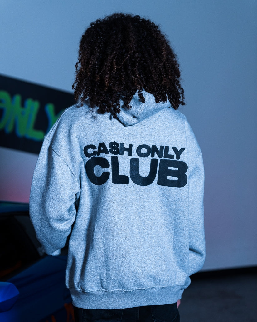 Cash only club hoodie