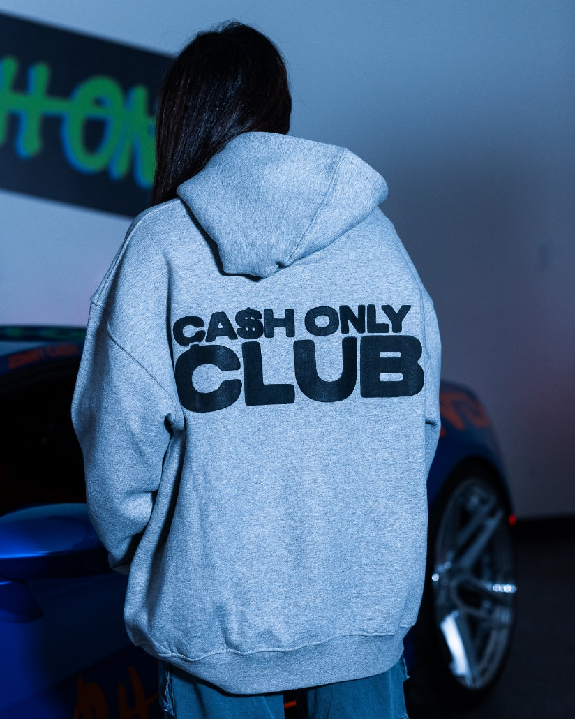 Cash only club hoodie