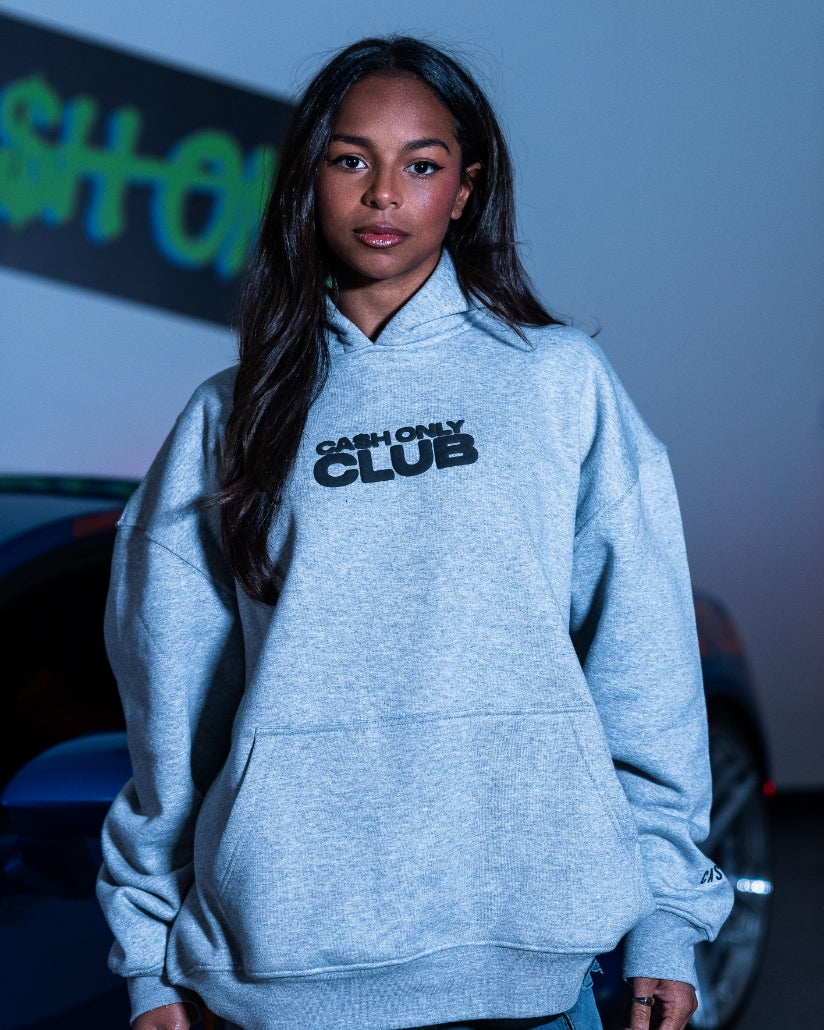 Cash only club hoodie