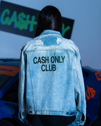 Cash Only Club Denim Jacket - LIMITED EDITION